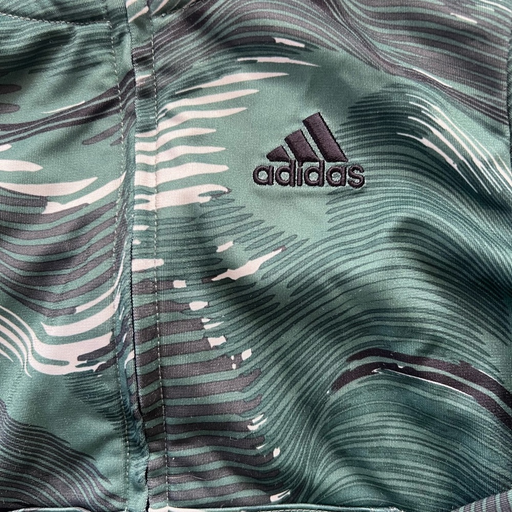 Adidas Green and Black Track Suit | 3T - Picture 4 of 5